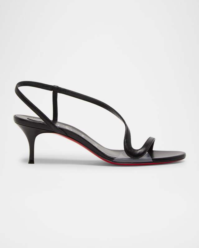 Rosalie Leather Red Sole Slingback Sandals